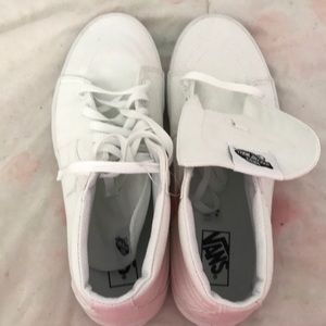 12 size White Vans